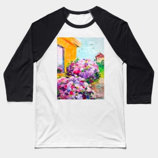 Hortensia Neat The House Baseball T-Shirt